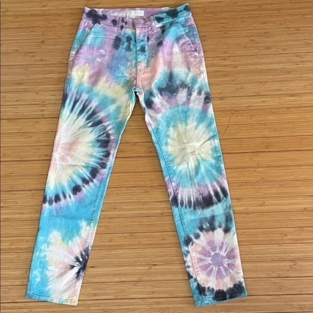 NEW Mother Denim The Shaker Prep Paint Spill Unisex 28